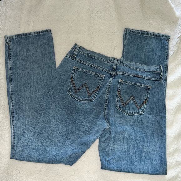 Wrangler cowgirl cut jeans - size 14 x 34 - G7 - Picture 2 of 6
